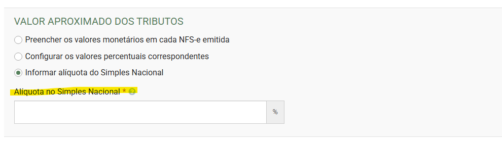 DÚVIDA EMISSÃO NFSE EMPRESA SIMPLES NACIONAL